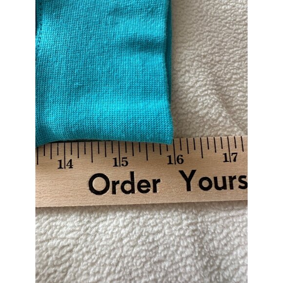 Disney Frozen Elsa Anna Olaf Girls Teal Sweatshirt Size Large New Without Tags - Picture 9 of 9